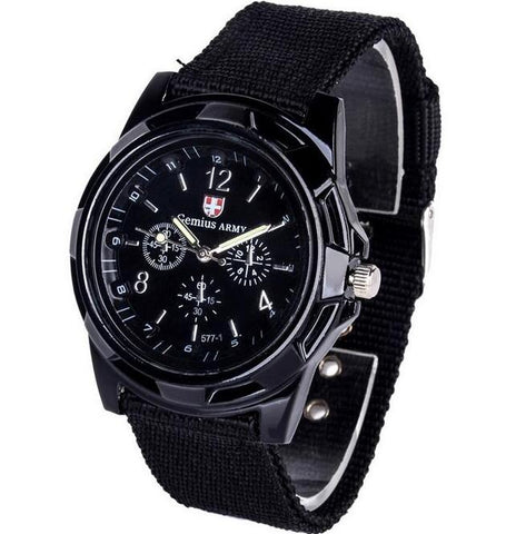 Black Classic Wristwatch