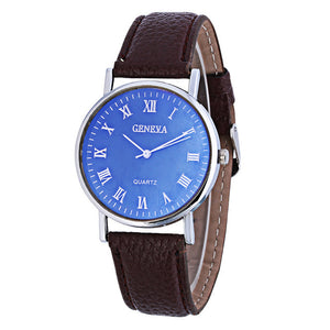 Luxury Brand Leather Fashion wristwatch